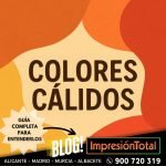 Los colores cálidos