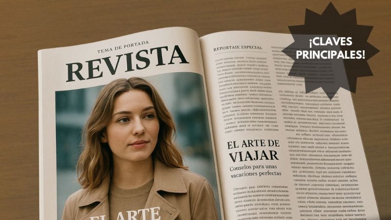 Descubre las partes de una revista