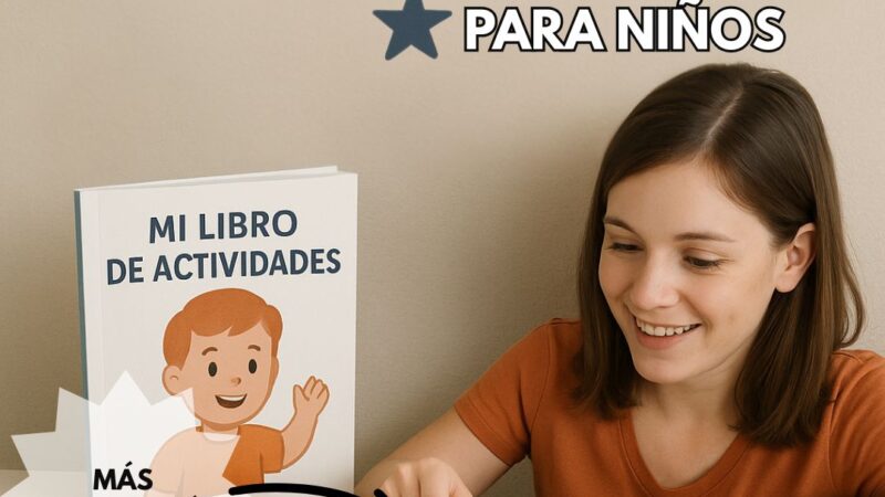 Libro de actividades personalizadas para niños