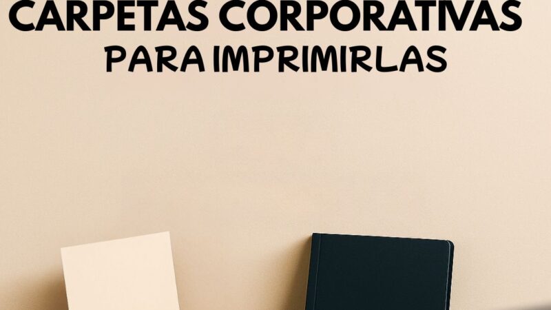 ¿Cómo diseñar carpetas corporativas para imprimirlas?